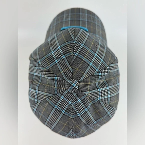 HOOey Plaid Baseball Hat/Cap, Embroidered Logo, Unisex Size S/M - Picture 8 of 11